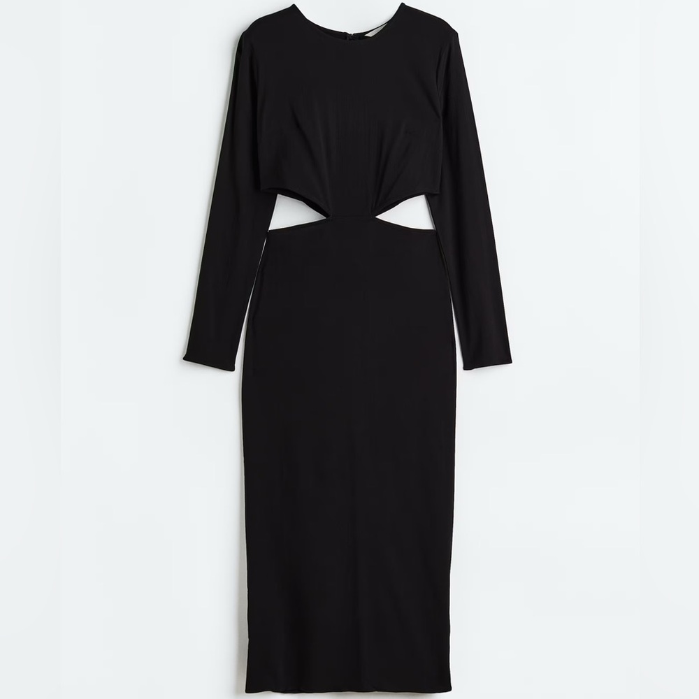 Black Cut-Out Dress Plus Size XXL